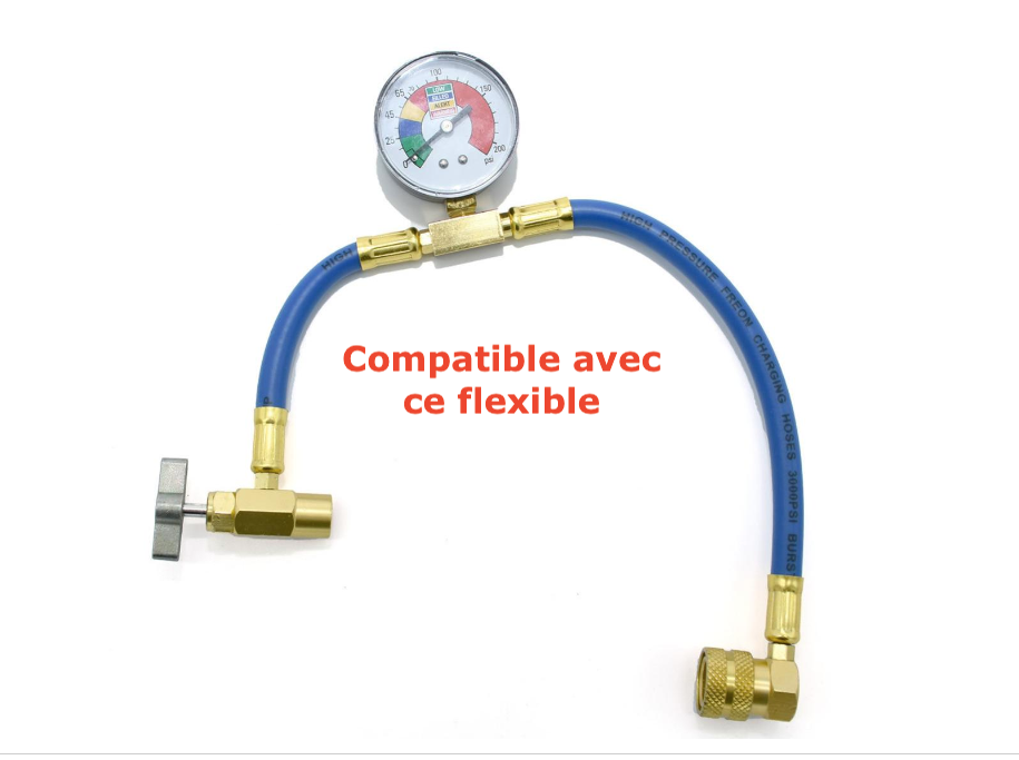 Fluide frigorigène compatible R134a, Canette de 255g équivalent 637g de R134a