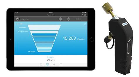 SI-RV3 sonde vacuomètre sans fils double valves