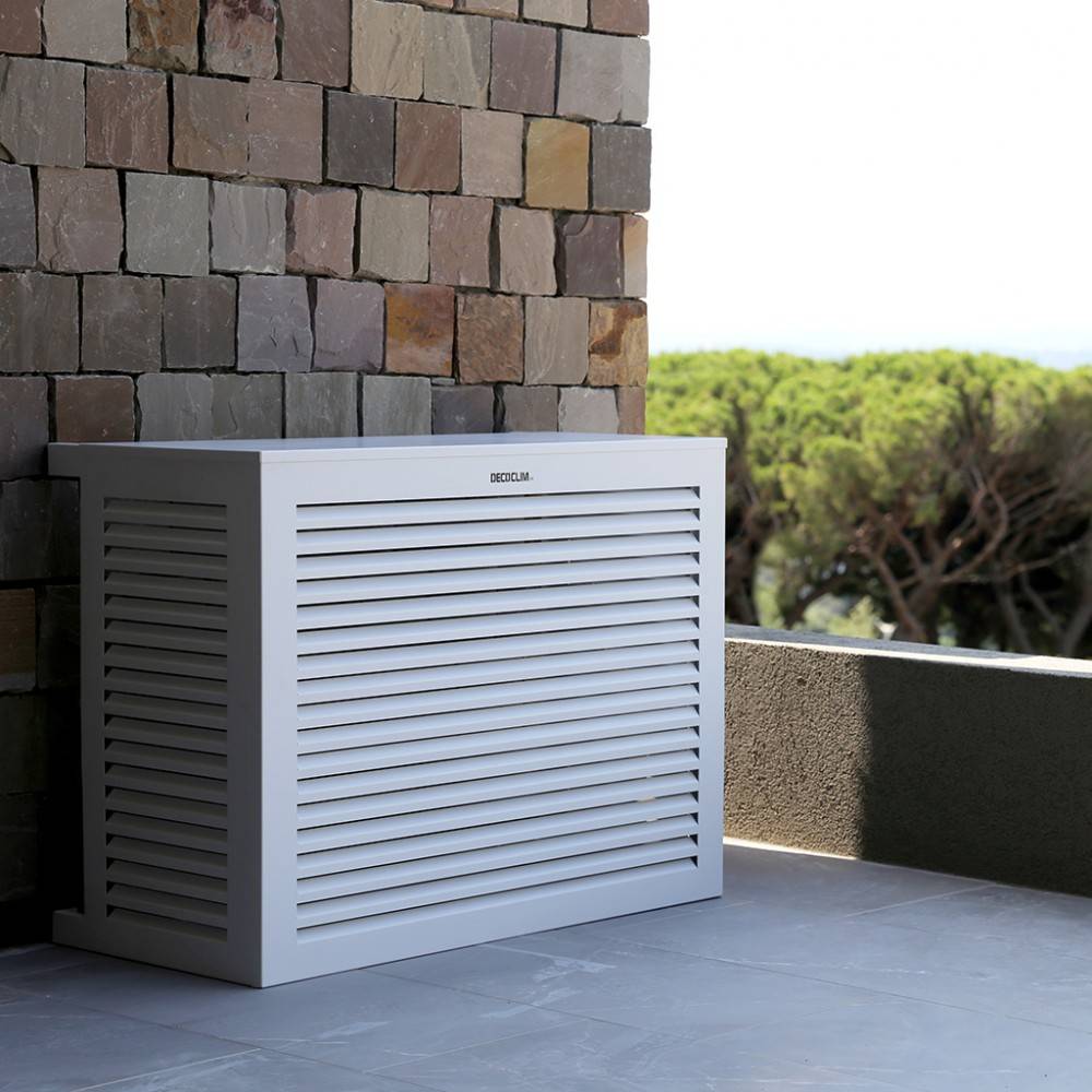 White ALU air conditioner cover - size XL