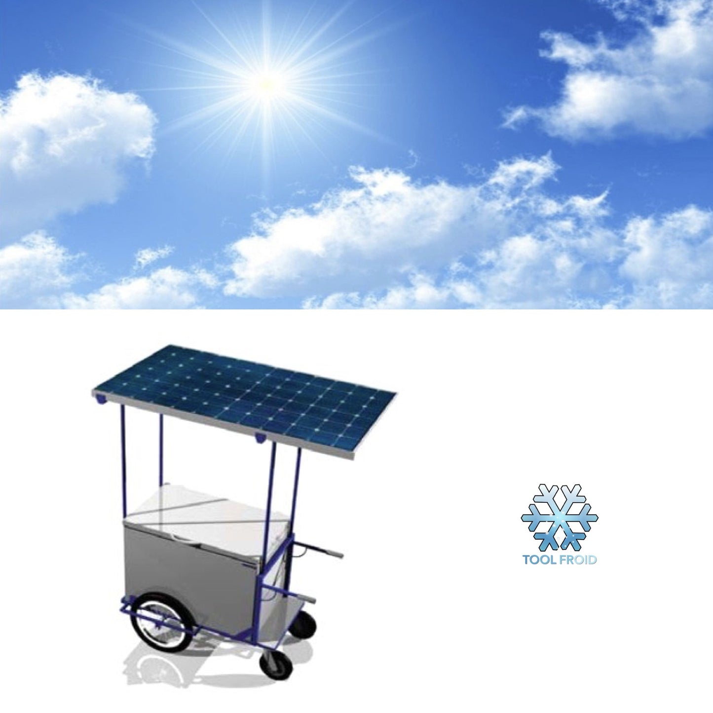 Mobile solar fridge