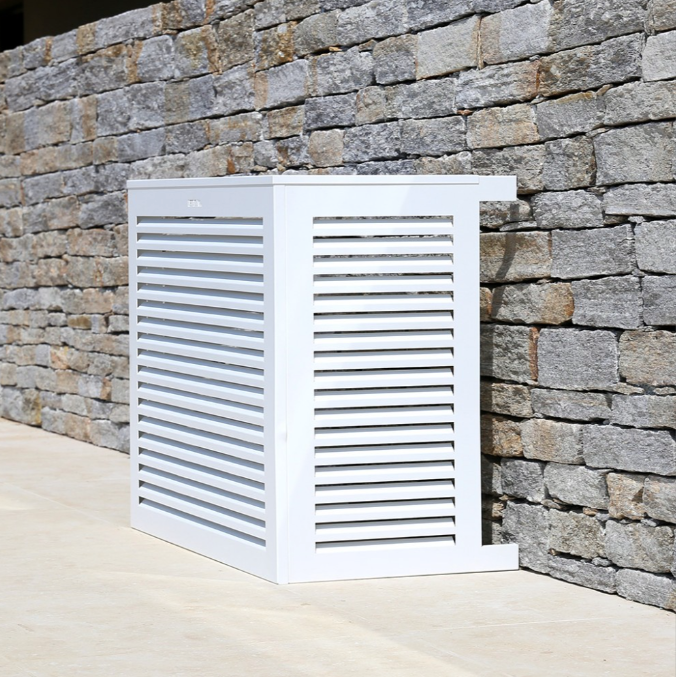 White ALU air conditioner cover - size M